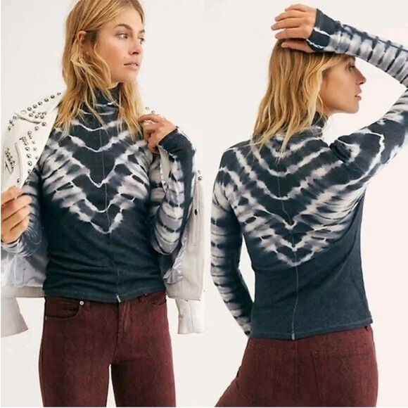 We The Free Tops - Free People Psychedelic Jersey Top